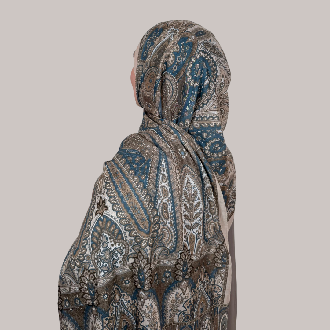 Oriental Hijab Royale Blue