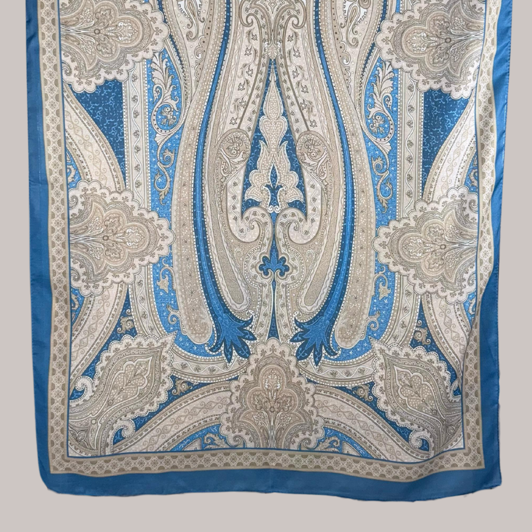 Vintage Hijab Blue