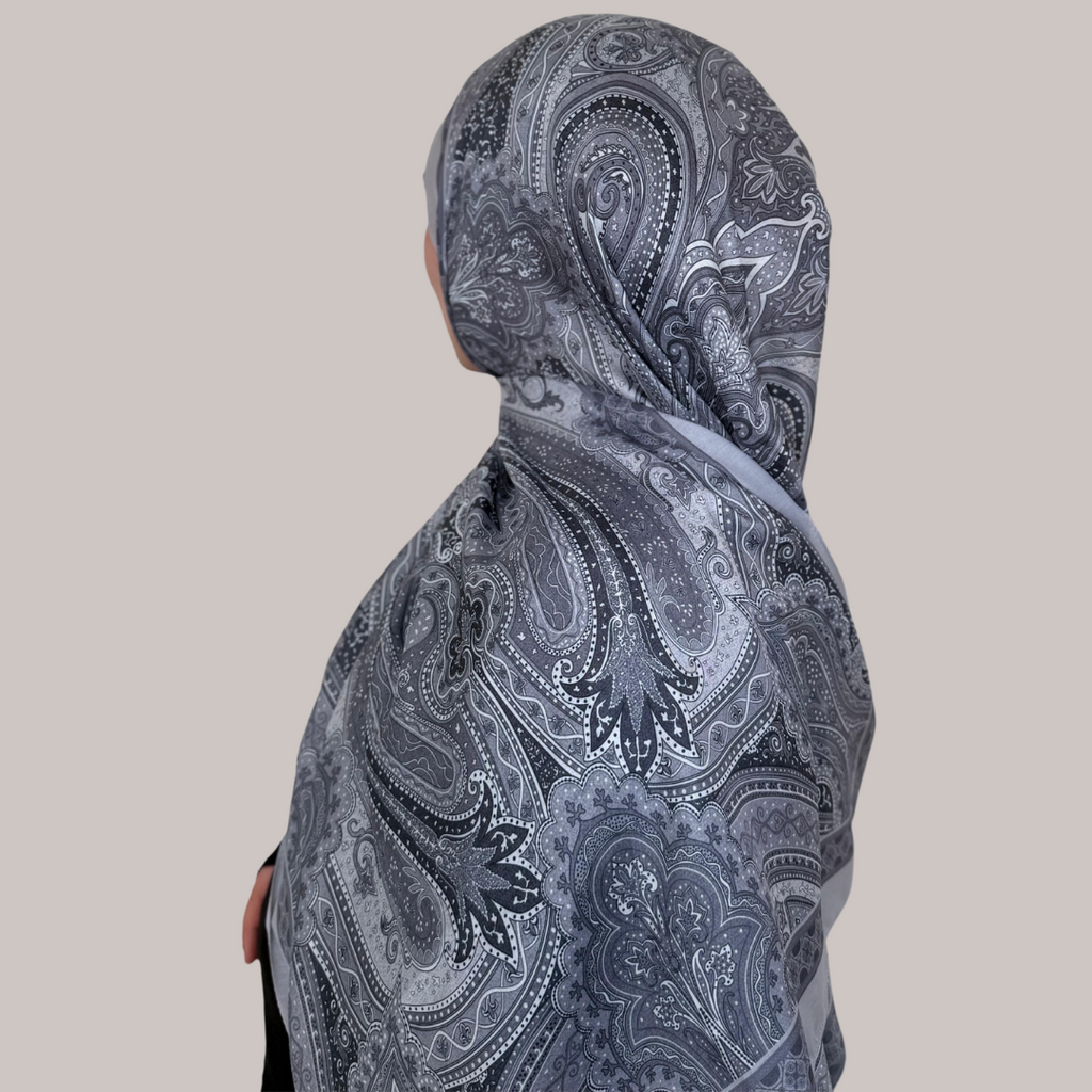 Vintage Hijab Grey