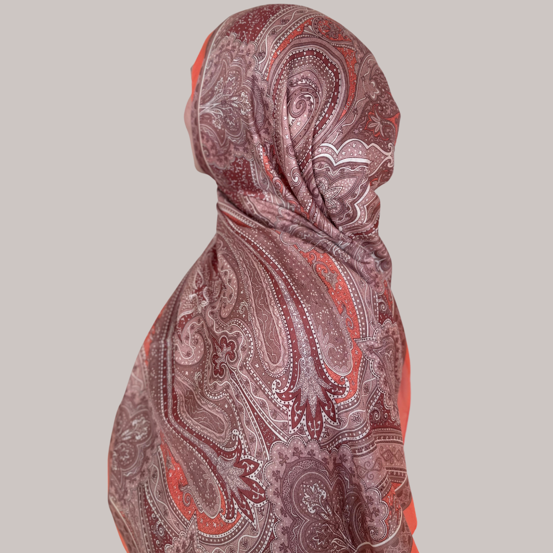 Vintage Hijab Orange