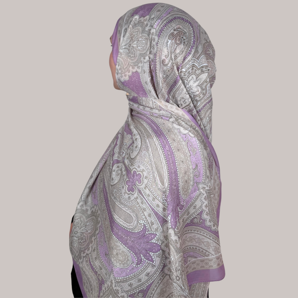 Vintage Hijab Purple