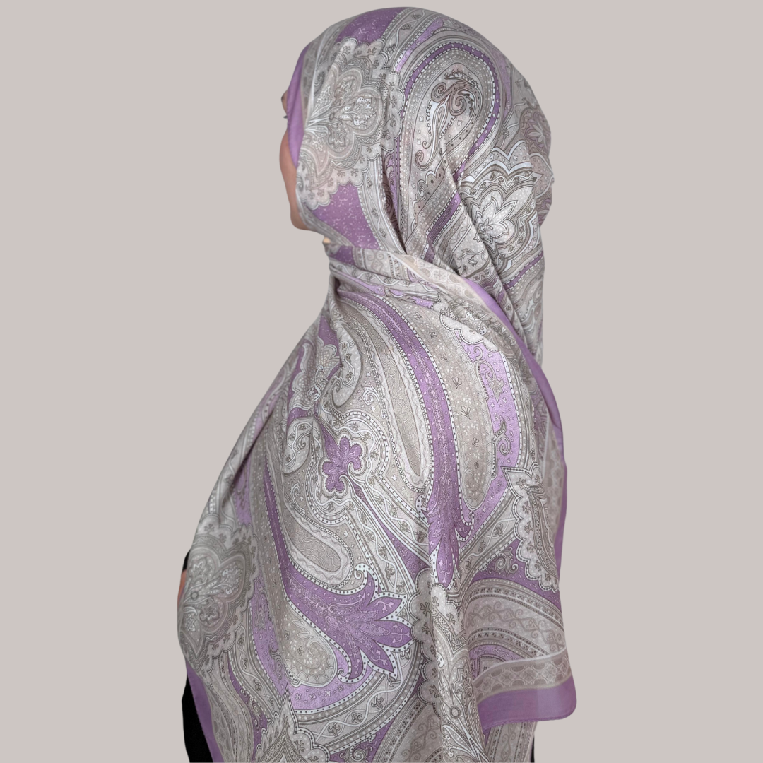 Vintage Hijab Purple