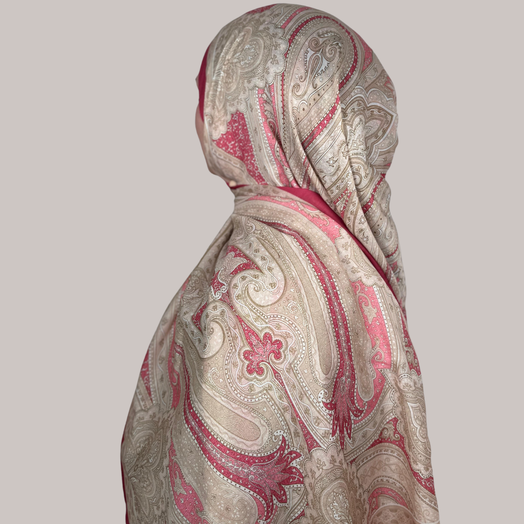 Vintage Hijab Royale Red