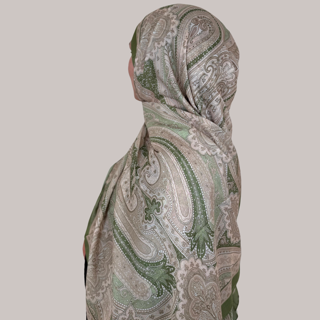 Vintage Hijab Royale Green Lite