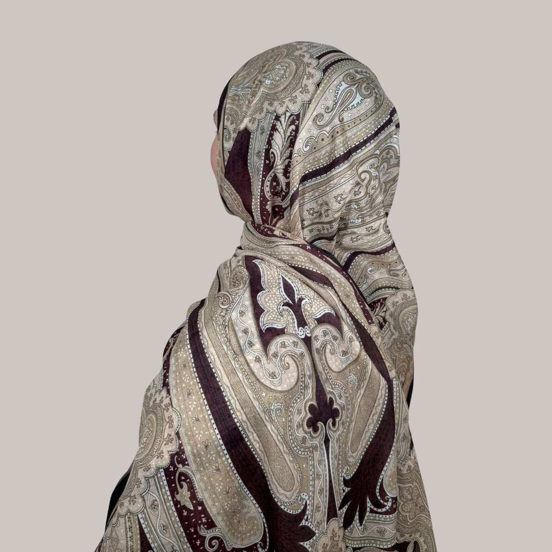 Vintage Hijab Royale Burgundy